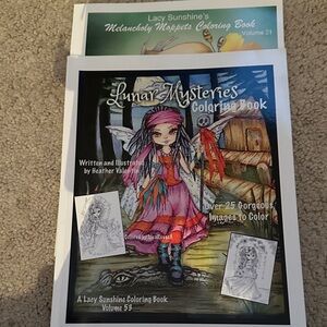 2 Lunar Mysteries Coloring Book